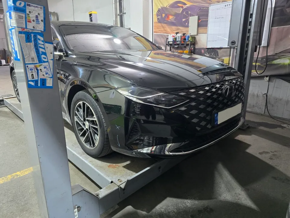 Hyundai Grandeur IG wheel repair installation result