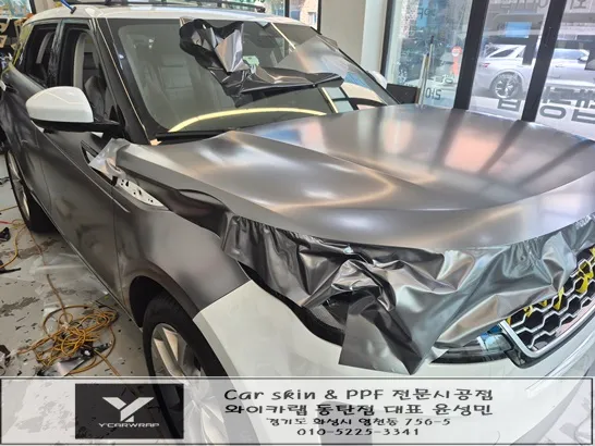 Land Rover Range Rover Evoqueのカーラッピング事例|費用目安・仕上がり 施工写真 3-3