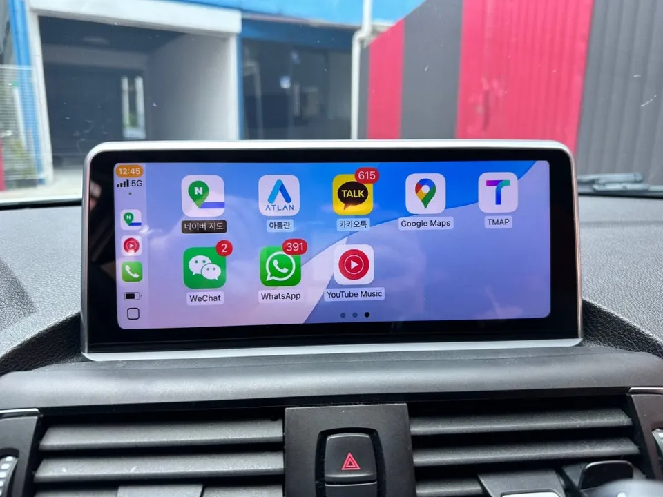BMW 1 Series F20のAndroid Auto・CarPlay取付事例 施工写真 1-2