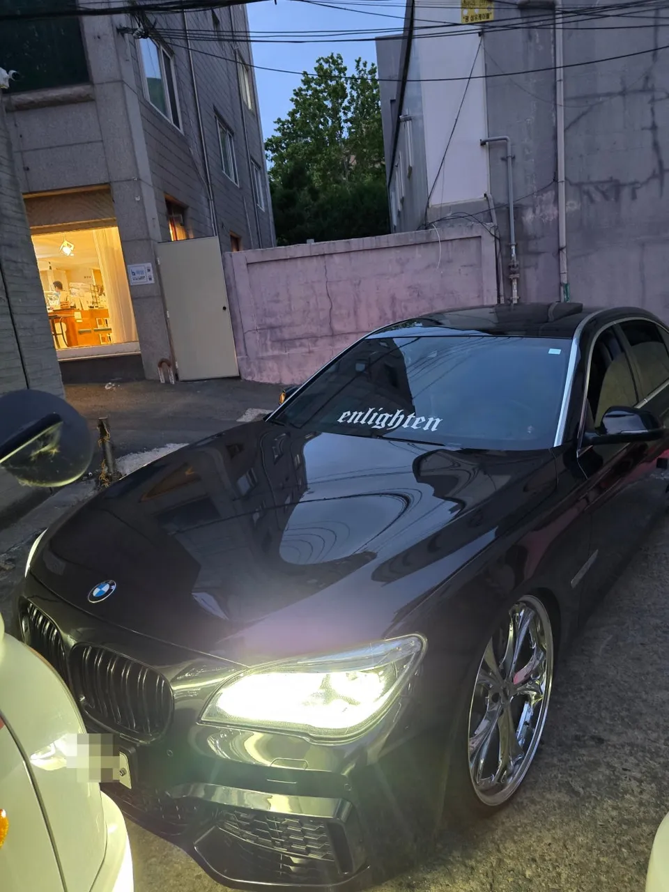 BMW 7시리즈 F02 android head unit installation result