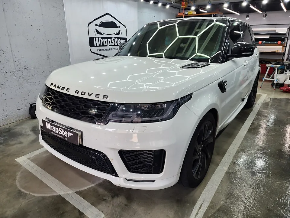 Land Rover Range Rover Sportのカーラッピング事例 施工写真 6