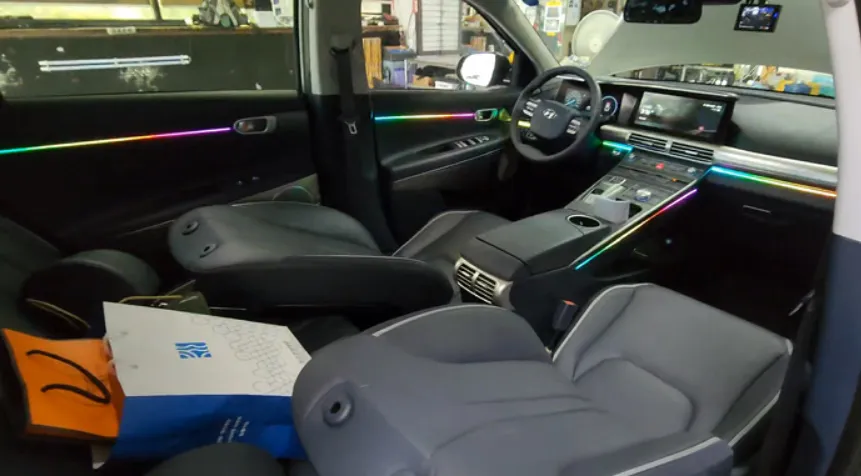 Hyundai NEXO ambient lighting - Hyundai NEXO Ambient Lighting Review: Cost & Results photo 6