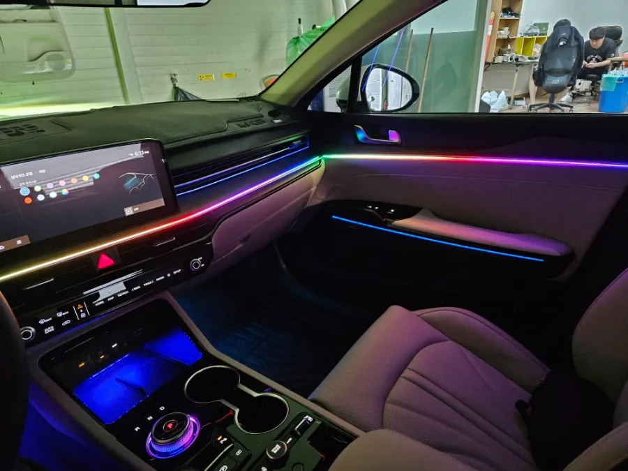 Kia K5 DL3 Ambient Lighting Upgrade Review