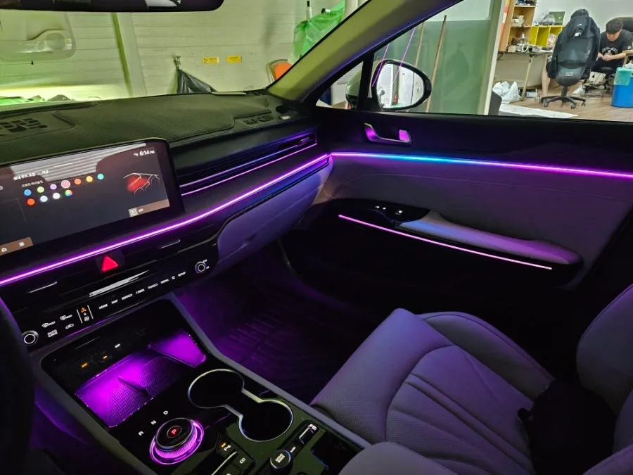 Kia K5 DL3 ambient lighting - Kia K5 DL3 Ambient Lighting Upgrade Review photo 3
