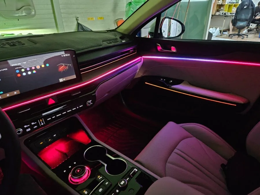 Kia K5 DL3 ambient lighting - Kia K5 DL3 Ambient Lighting Upgrade Review photo 4