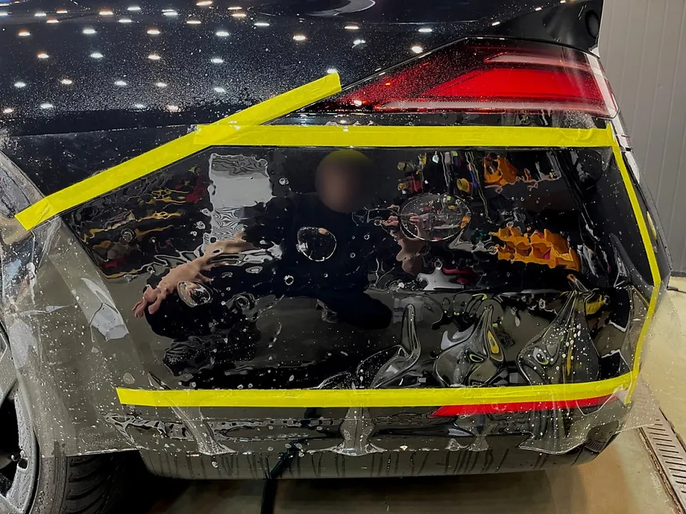 Genesis G90 PPF施工事例｜保険再施工の注意点 施工写真 2-2