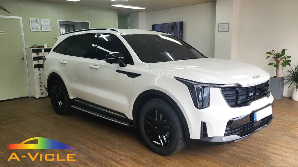 Kia Sorento MQ4 ambient lighting installation result