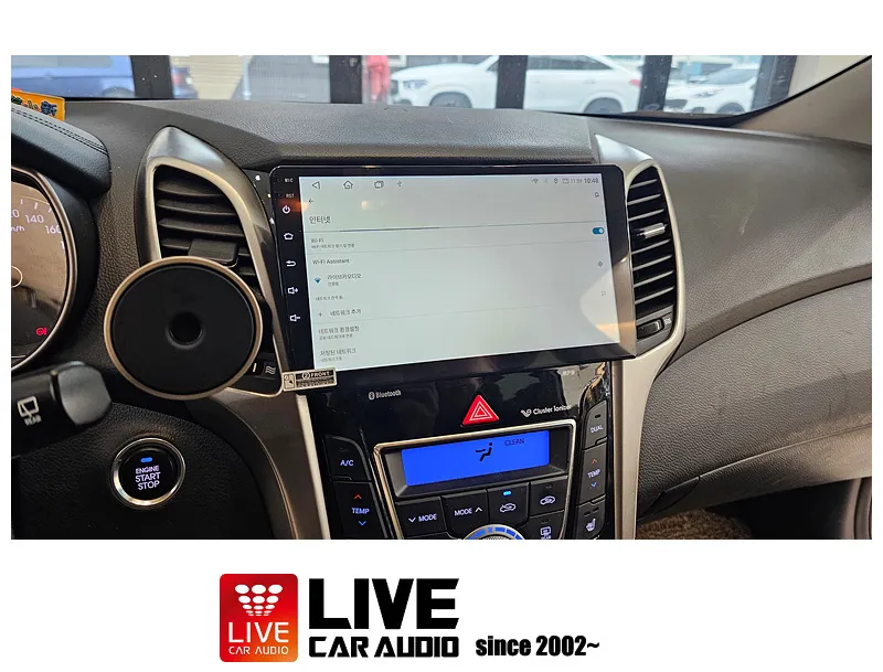 Hyundai i30のAndroid Auto・CarPlay取付事例 施工写真 4-2