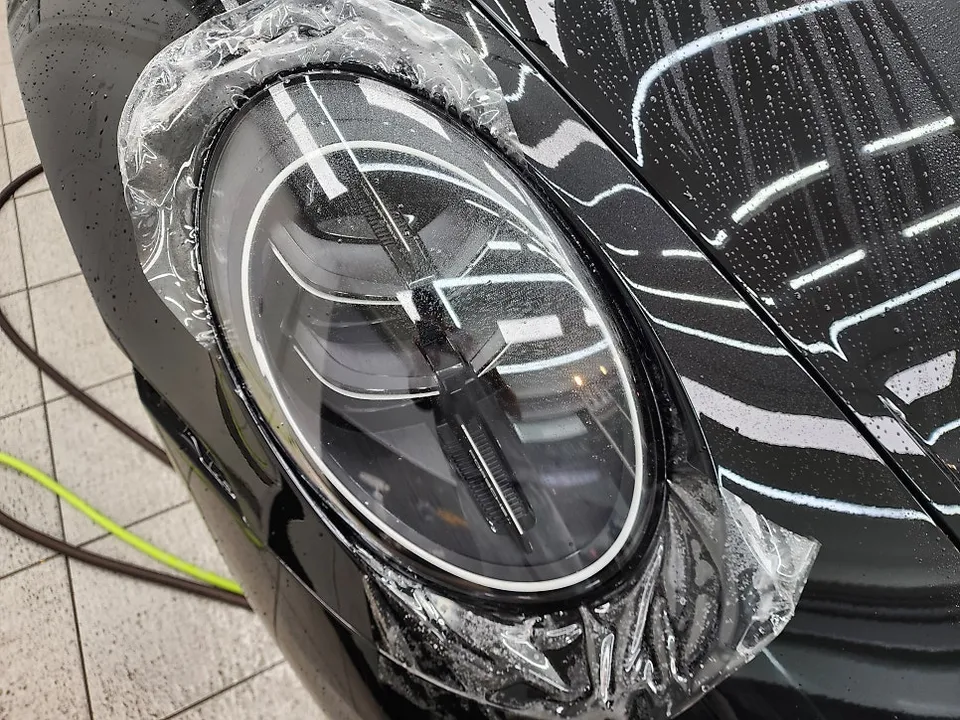 ポルシェ911のPPF施工事例|STEKダイノシールド 施工写真 2-2