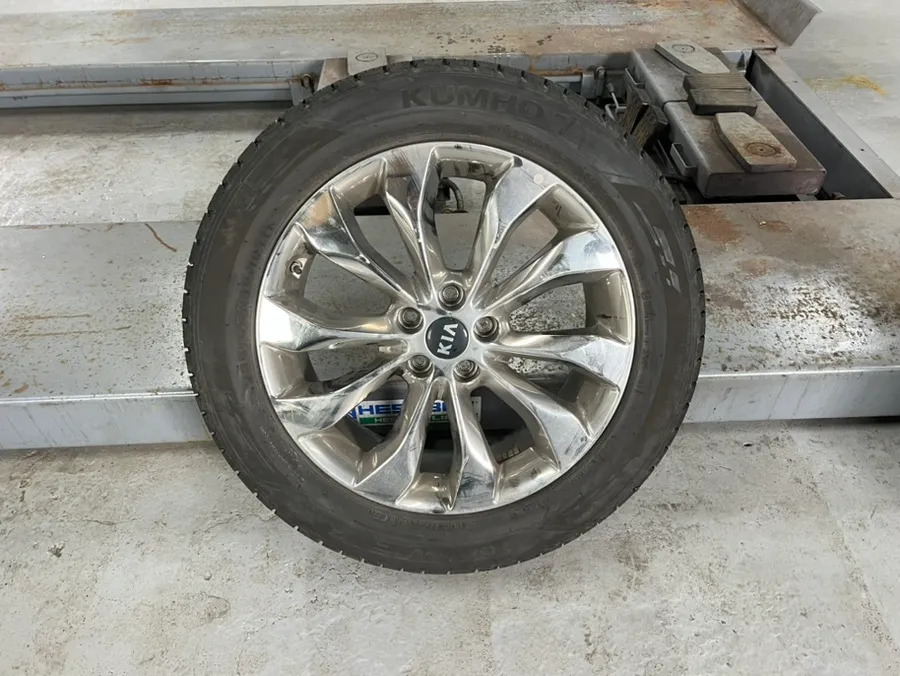 Kia Sorento wheel repair installation result
