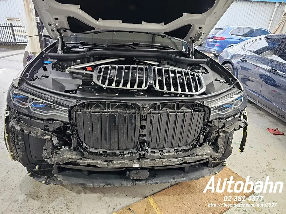 BMW X7のガラスコーティング事例|韓国での施工例 施工写真 3-2