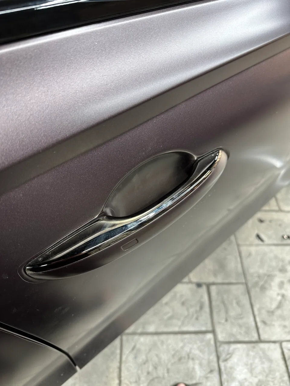 Genesis GV70のPPF施工事例|クローム部分のカスタム 施工写真 2-3