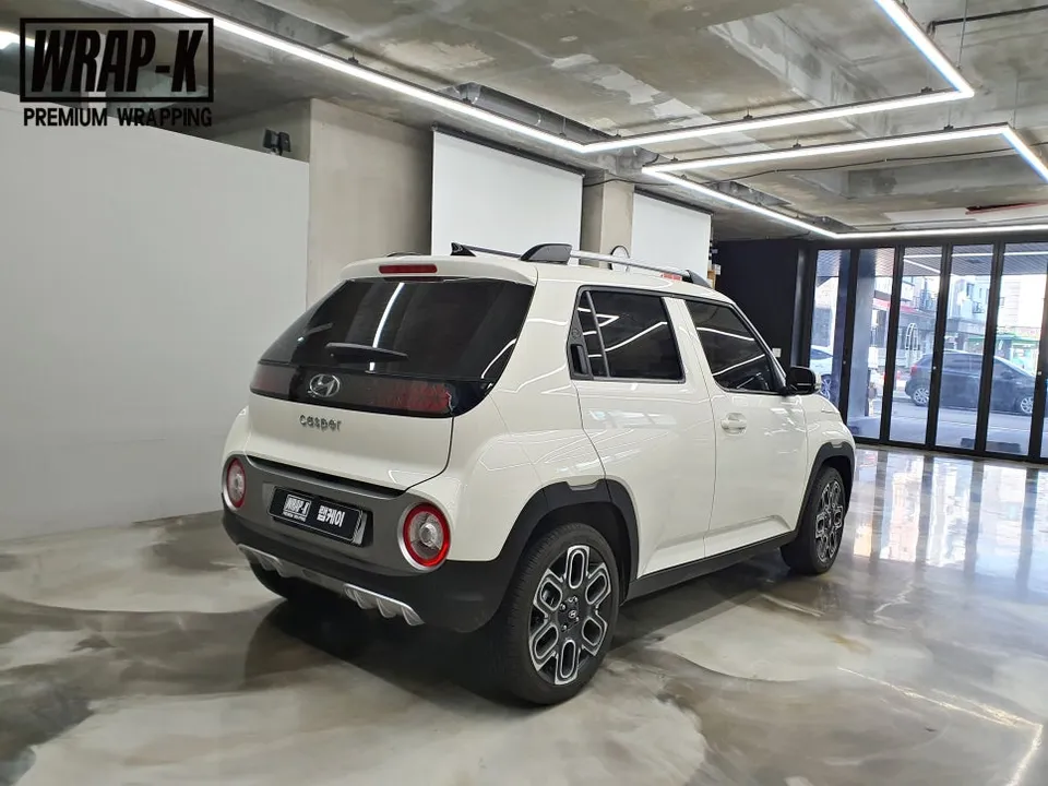 Hyundai Casperのカーラッピング事例｜費用目安・仕上がり 施工写真 1-2