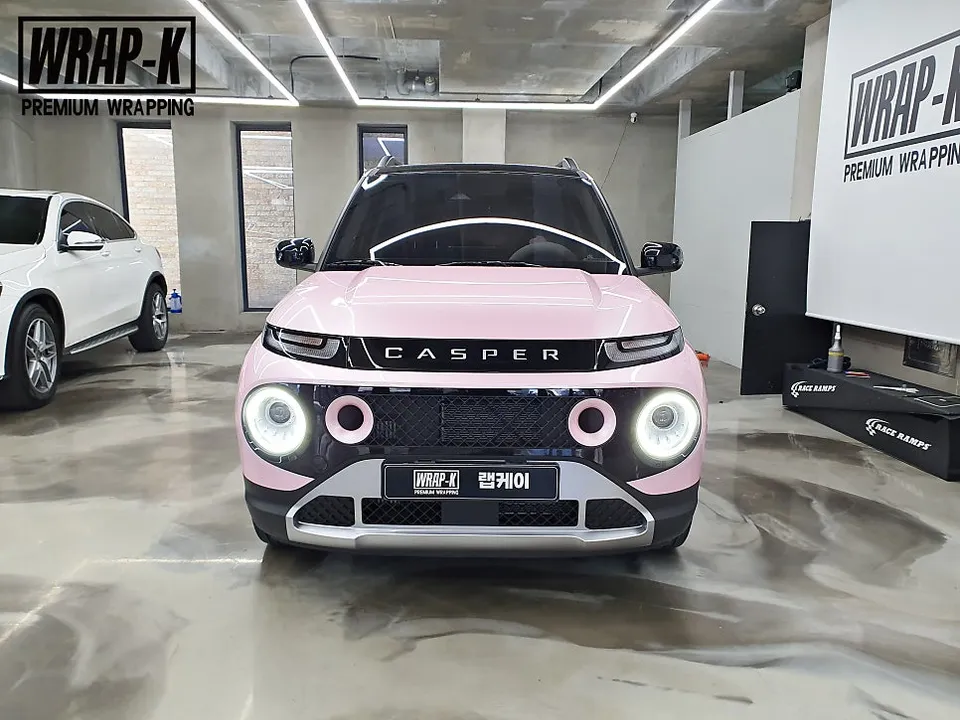 Hyundai Casperのカーラッピング事例｜費用目安・仕上がり 施工写真 2-3