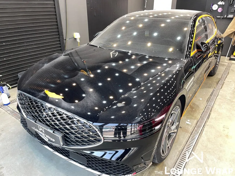 Genesis G90のガラスコーティング事例|費用目安・仕上がり 施工写真 1-3