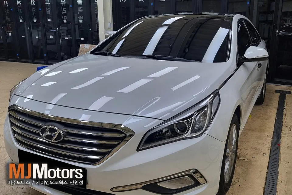 Hyundai Sonata LFのカーフィルム施工事例|費用目安・仕上がり 施工写真 2-3