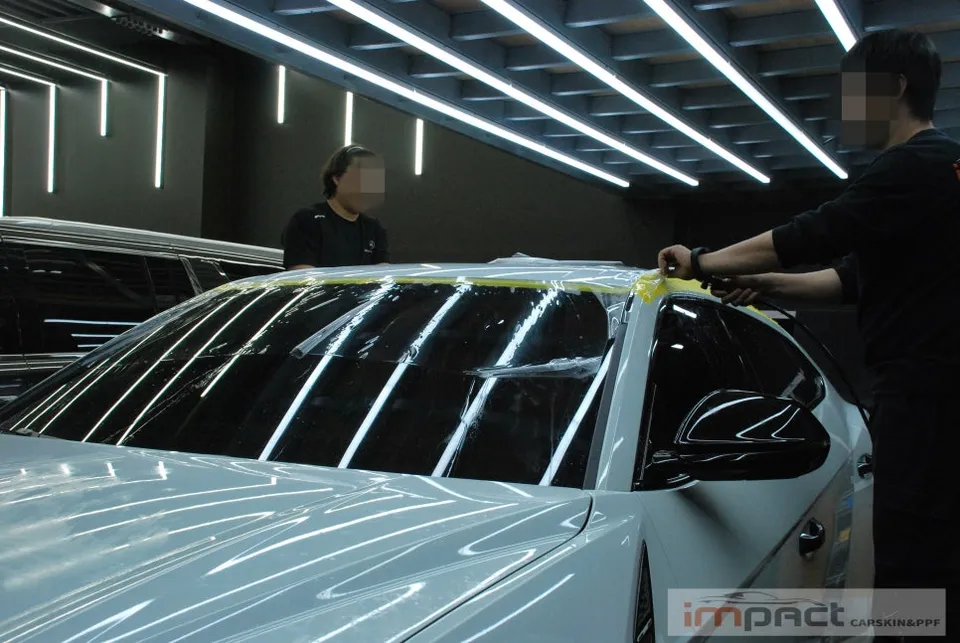 Lamborghini Urus PPF施工事例|部分ラッピングとの組み合わせ 施工写真 1-3