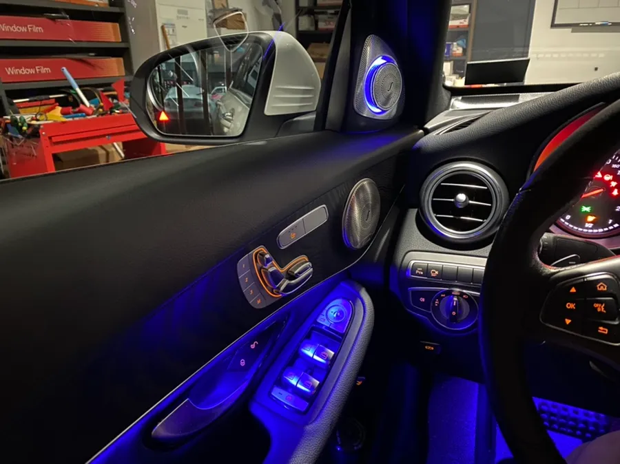 Mercedes-Benz GLC ambient lighting - Mercedes-Benz GLC Ambient Lighting Review: Full Custom Upgrade photo 3