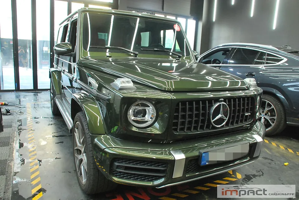 メルセデス・ベンツ G63 AMGのカーラッピング事例 施工写真 1-1