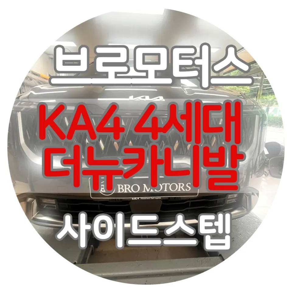 Kia Carnival KA4 body kit installation result