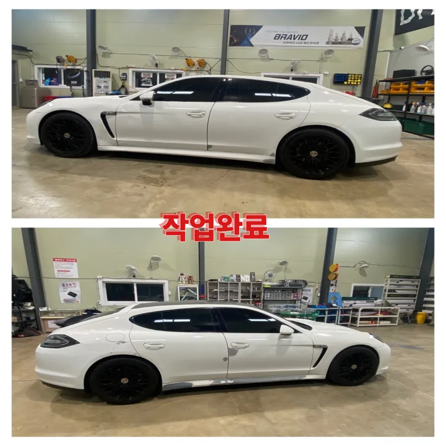 Porsche Panamera vinyl wrap - Porsche Panamera Satin Black Vinyl Wrap Removal Review photo 6