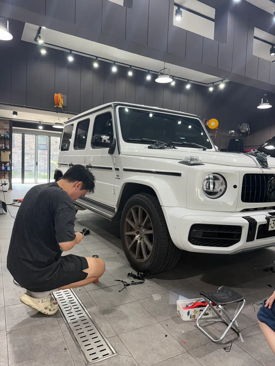 Mercedes-Benz G63 AMG PPF施工事例|費用目安・仕上がり 施工写真 1-3