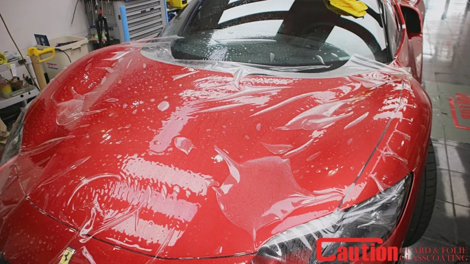 Ferrari 296 GTB PPF施工事例|韓国での費用目安・仕上がり 施工写真 1-2