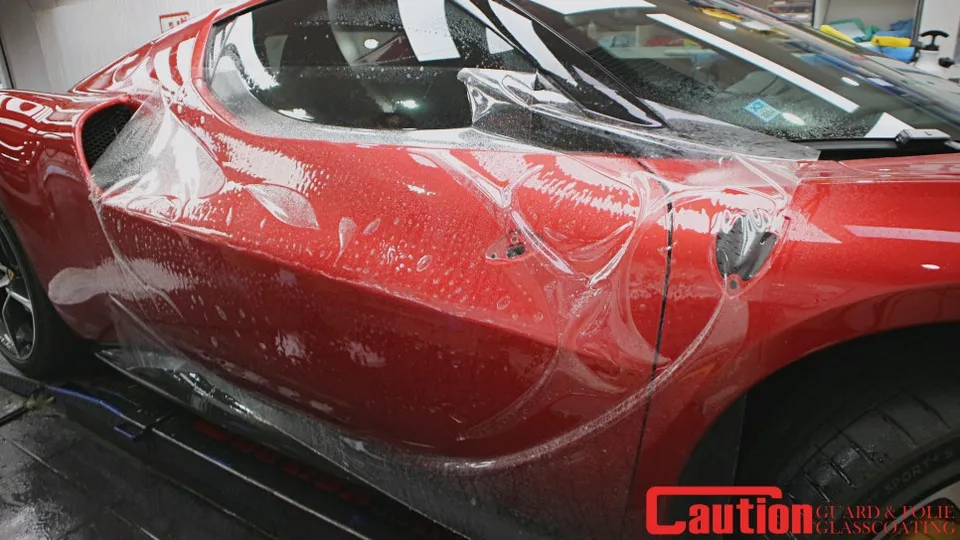 Ferrari 296 GTB PPF施工事例|韓国での費用目安・仕上がり 施工写真 1-3