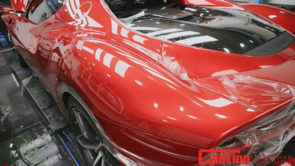 Ferrari 296 GTB PPF施工事例|韓国での費用目安・仕上がり 施工写真 3-3
