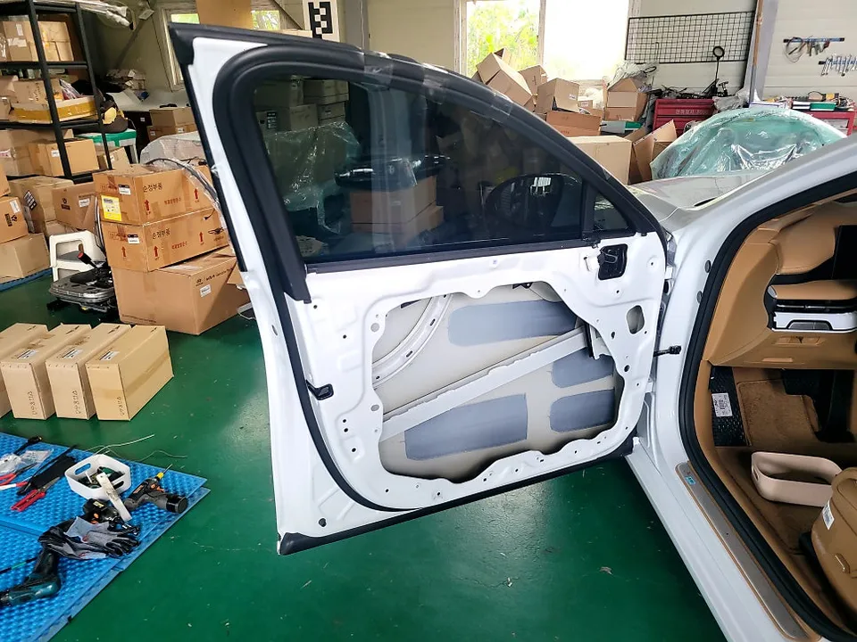 Genesis G80 RG3 oem options - Genesis G80 RG3 Ghost Door Installation Review photo 5