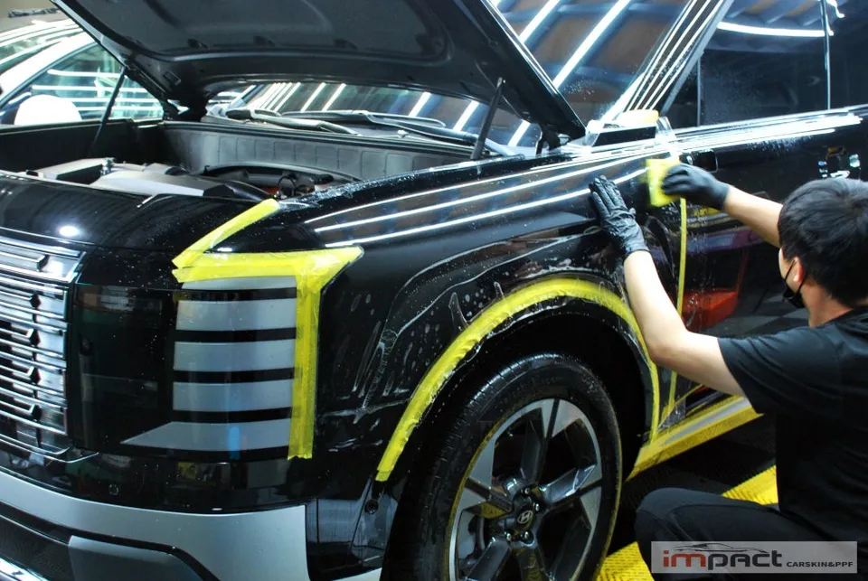 Hyundai Palisade LX3 PPF施工事例|費用目安と仕上がり 施工写真 2-2