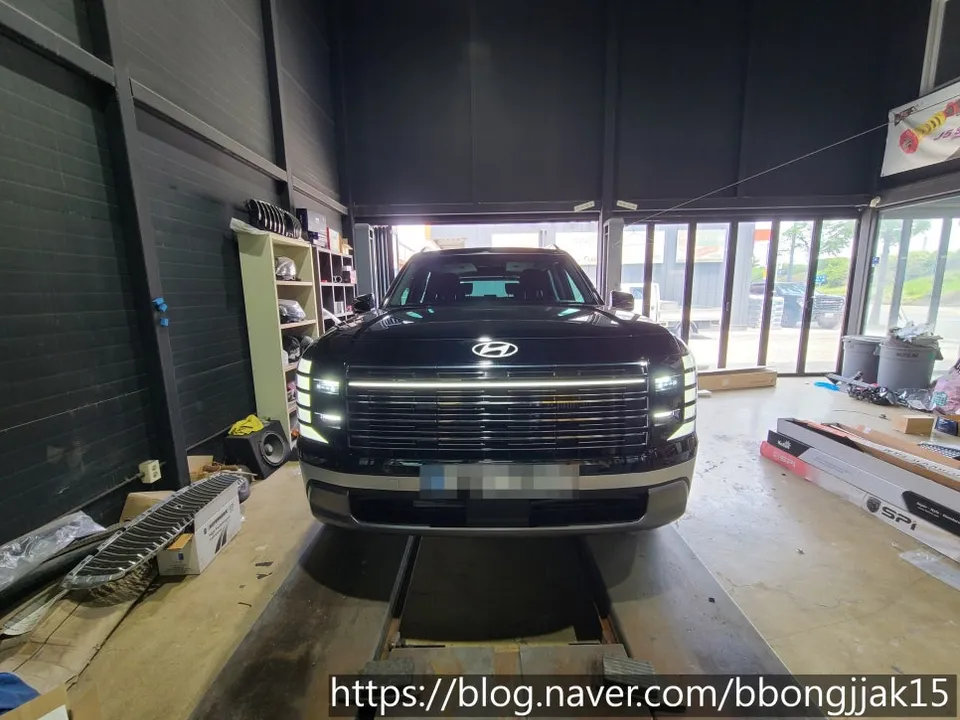 Hyundai Palisade body kit installation result