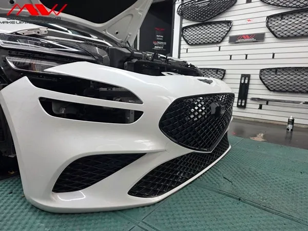 Genesis G70のカーラッピング事例|費用目安・仕上がり 施工写真 3-1