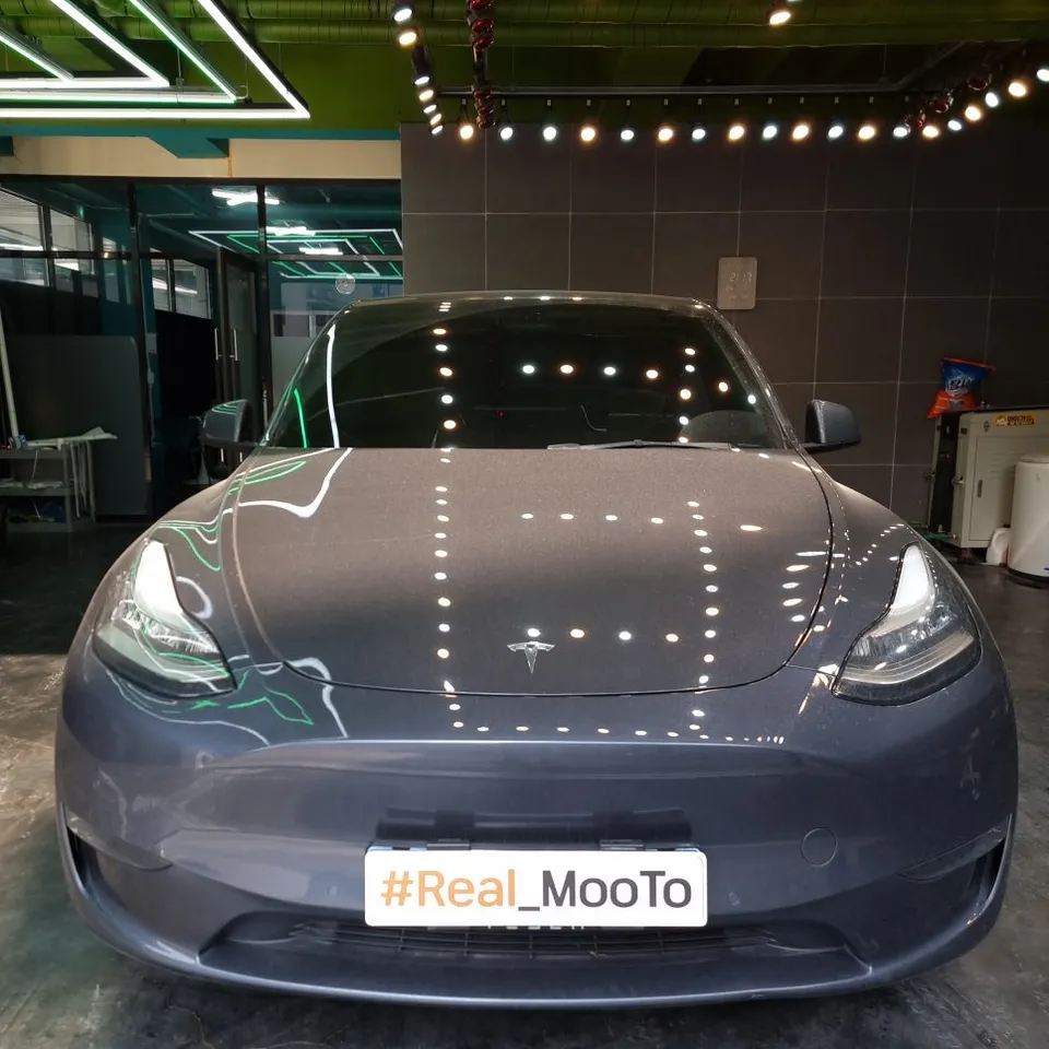 Tesla Model Y paint correction installation result