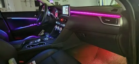 Genesis G70 ambient lighting - Genesis G70 Ambient Lighting Review: Non-Exposed Luxury photo 4