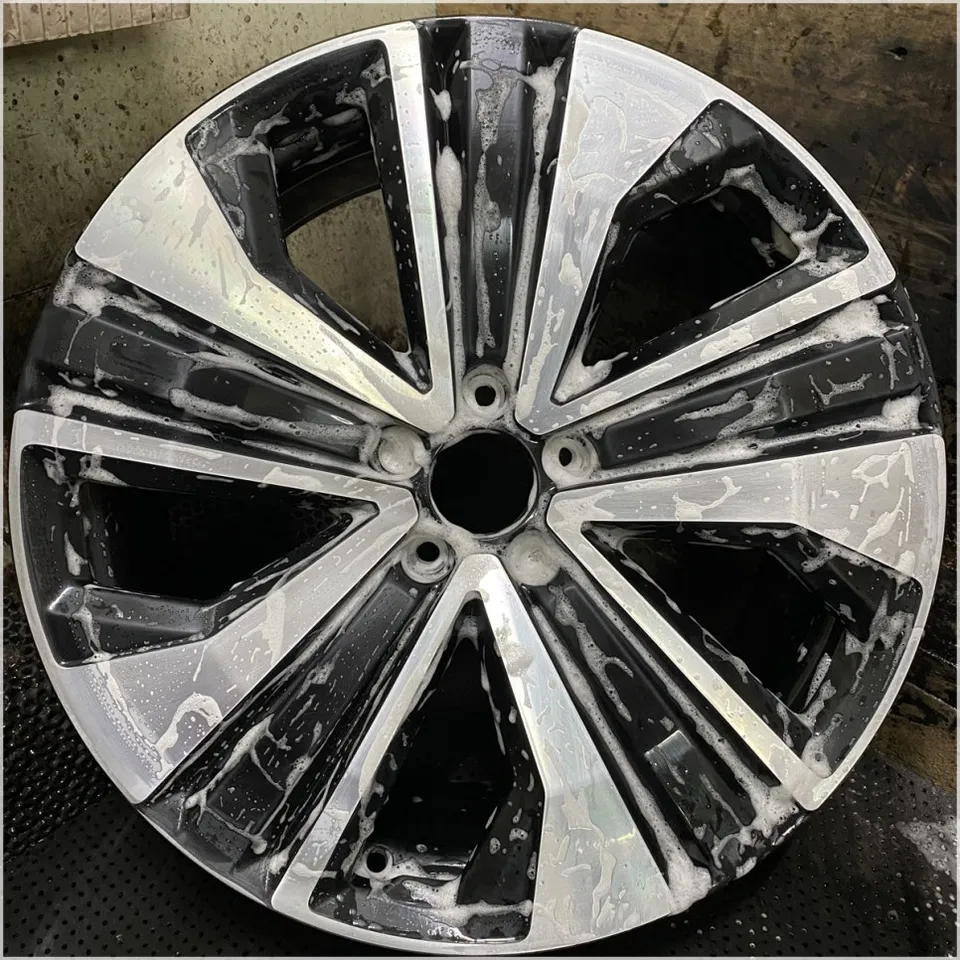 Volvo S60 wheel repair - Volvo S60 Wheel Repair Review: 3mm Deep Scratch Restoration photo 6