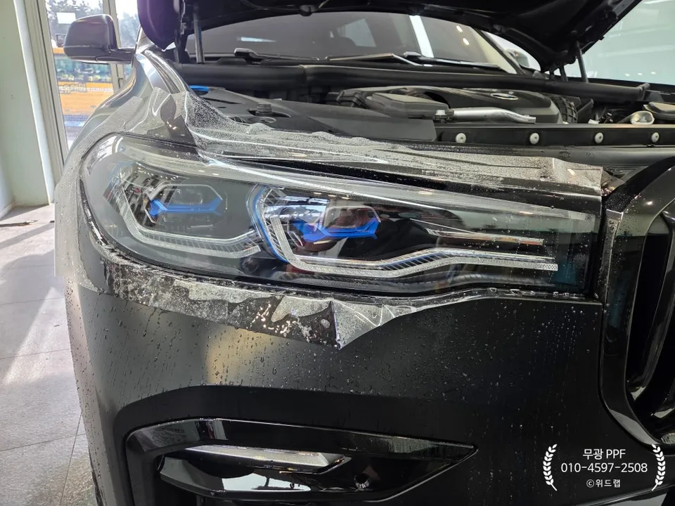 BMW X7 PPF施工事例|無光モデルの保護と費用目安 施工写真 1-3