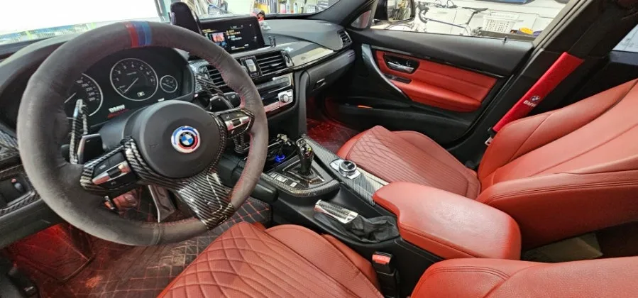 BMW 3 Series F30 steering wheel installation result