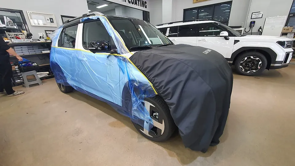 Hyundai Casper Electricのカーフィルム施工事例｜費用目安・仕上がり 施工写真 4