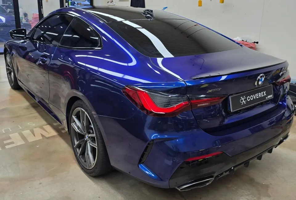 BMW 4 Seriesのカーラッピング事例|費用目安・仕上がり 施工写真 2-2