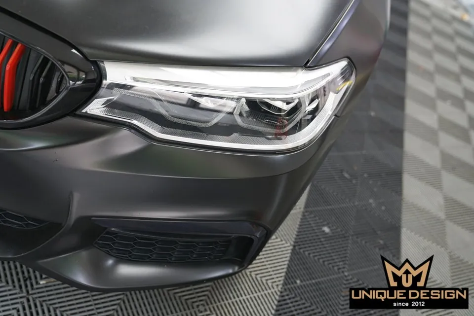 BMW 5 Series G30 vinyl wrap - BMW G30 5 Series Vinyl Wrap Removal Review photo 5