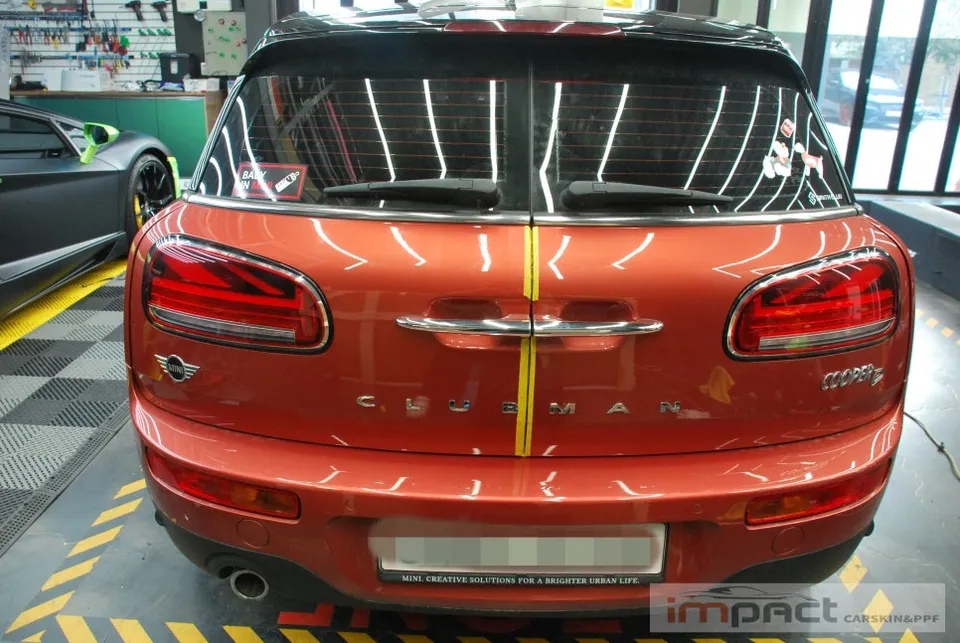 MINI Clubmanのカーラッピング事例｜バイパーライン施工 施工写真 3-1