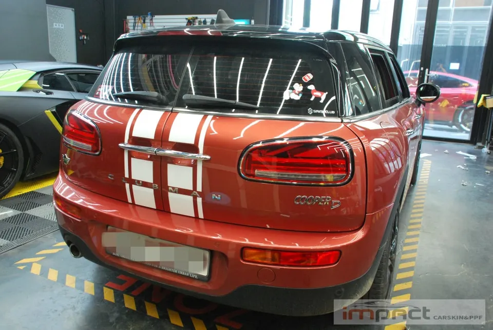 MINI Clubmanのカーラッピング事例｜バイパーライン施工 施工写真 3-2
