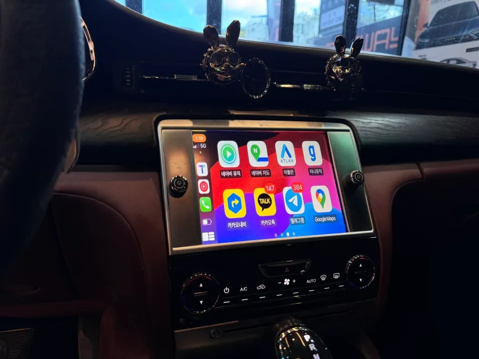 Maserati Quattroporte android head unit - Maserati Quattroporte Wireless CarPlay & Android Auto Upgrade photo 4
