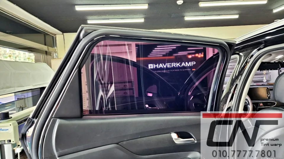 Hyundai Santa Fe TM window tinting - Hyundai Santa Fe TM Window Tinting Review: Blockforty Viva Sky Bl photo 4