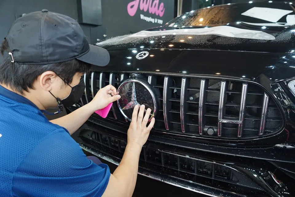 Mercedes-Benz AMG GT 43 PPF施工事例｜韓国での実例 施工写真 4-1