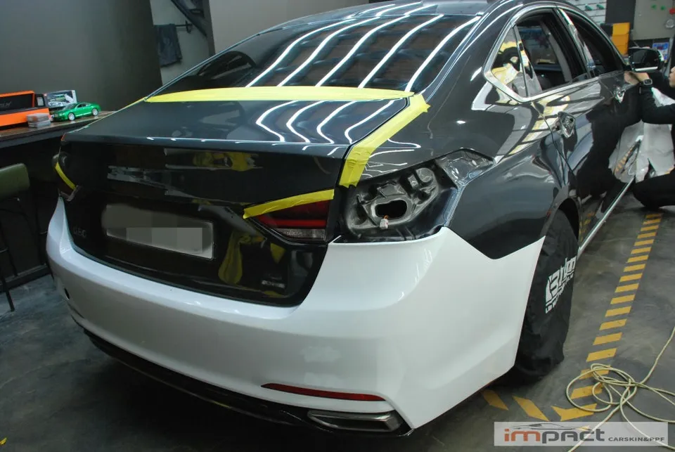 Hyundai Genesis DH vinyl wrap - Hyundai Genesis DH Vinyl Wrap Review: Cost & Results photo 4