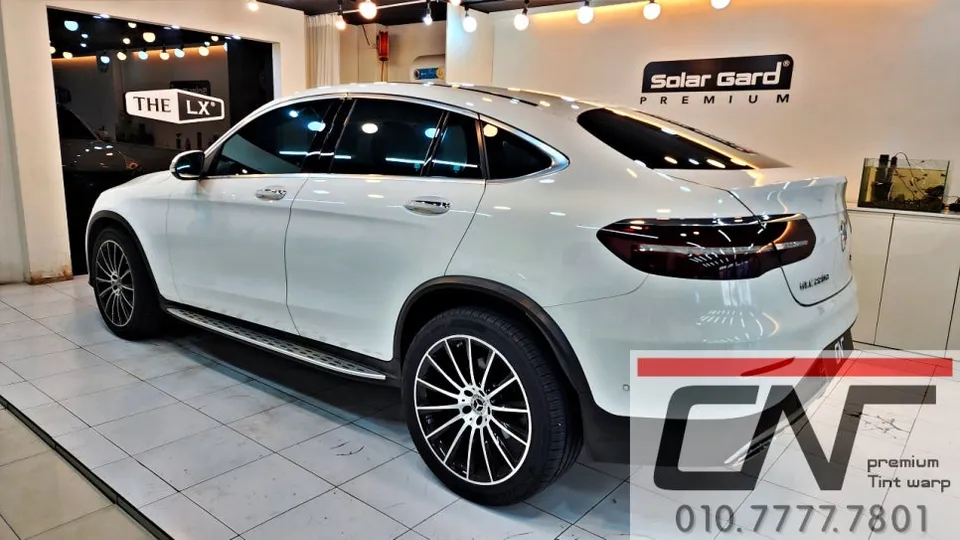 Mercedes-Benz GLC Coupeのカーフィルム再施工事例 施工写真 3-3