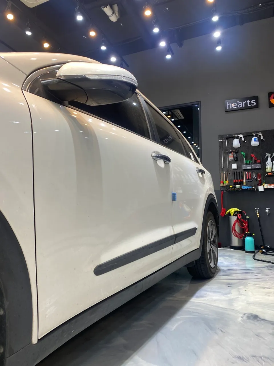 Kia Niro ceramic coating installation result