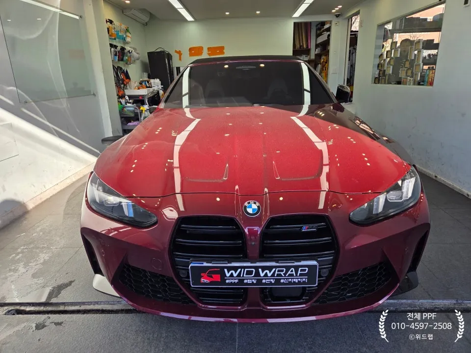 BMW M4のPPF施工事例|費用目安と仕上がり 施工写真 2-1